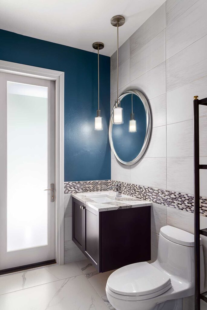 Bathroom Sink and Mirror